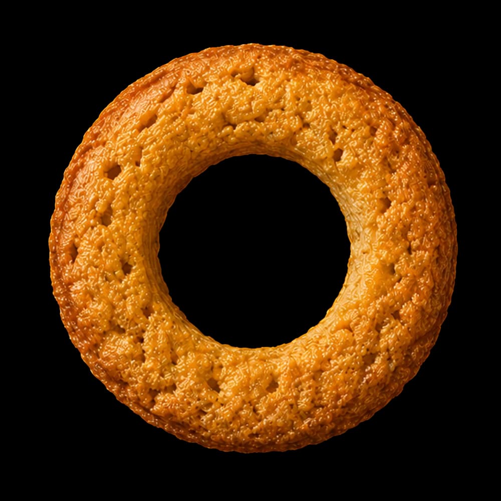 The signature &CORNBREAD golden cornbread ring